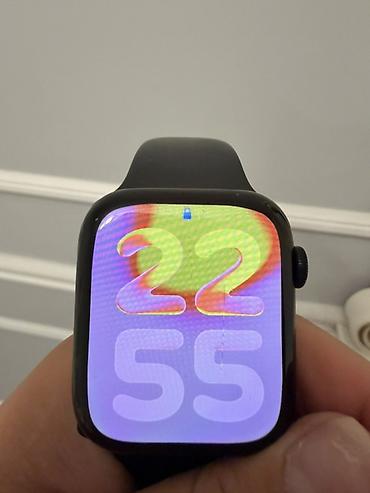 ios 6: Apple Watch Series 7, размер 45 мм, корпус тёмный. В комплекте — 5