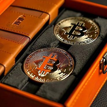 Монеты: Коллекционная сувенирная монета Bitcoin (BTC) - Дизайн: рельефный — 6