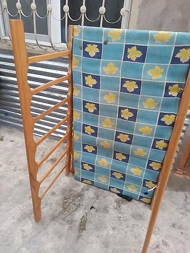 2 el carpayi: Taxta çarpayı (taxt) – komplekt - Material: massiv ağac (taxta) — 4