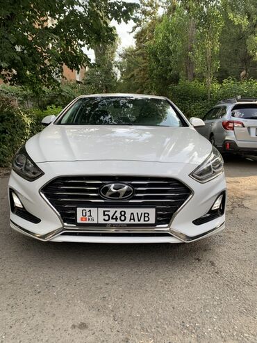 самая дорогая машина в кыргызстане 2023: Белый седан Hyundai, модель Sonata Свежепригнанный из Кореи Вложение