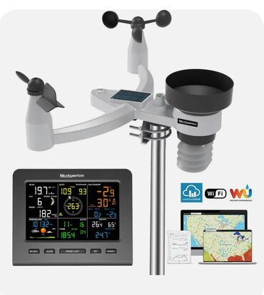 Digər məişət texnikası: Metereoloji stansiya. Model: FT-0360-025T Wi-Fi - Günəş Hava