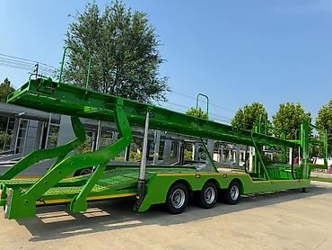 китайский автовоз: Прицеп, Сar carrier trailer, Новый — 1