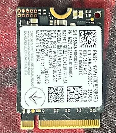 samsung tab a9: NVMe SSD Samsung PM991 256 ГБ (M.2 2230) - Модель: Samsung PM991 NVMe — 1
