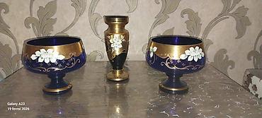 Məhsul: 3 hissəli dekorativ şüşə dəsti - Tərkib: 2 ədəd geniş ayaqlı lalafo.az -da Məhsul: 3 hissəli dekorativ şüşə dəsti - Tərkib: 2 ədəd geniş ayaqlı