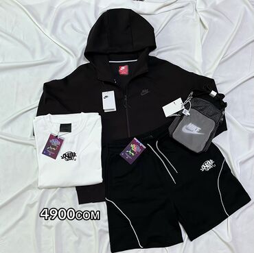 boss спортивный костюм: Образ за 4900 сом Nike teach fleece 2000 som Suns world комплект 1900