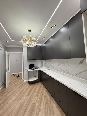 газета рио токмок квартиры: 2 комнаты, 62 м², Элитка, 8 этаж, Евроремонт