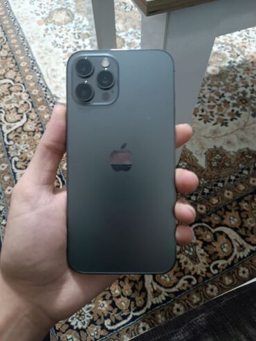 iphone 12 pro max dublikat: IPhone 12 Pro Max, 128 GB, Qara, Barmaq izi, Face ID, Simsiz şarj