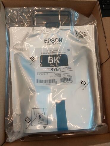 baku electronics printer: Katric Epson T8781 (Qara).
Təzədi. Paketin içində