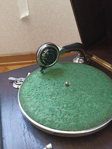 gramofon: Mexaniki 1900-cu il ALMANİYA istehsalı "EDEPHON" patifonu əla — 4
