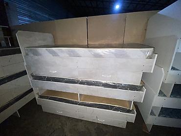 Односпальные кровати: Односпальные кровати, цена 8 500 сом, качество новая, в комплекте — 7