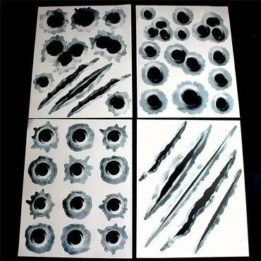 Tuning oprema: Nalepnice za auto rupe i ogrebotine od metaka
Cena:1000din/1 tabla — 15