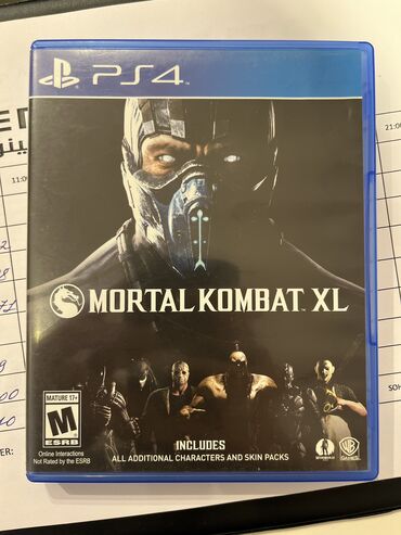 PS4 (Sony Playstation 4): Mortal kombat Xl Cızıqsız ideal disk