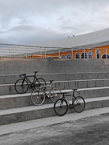 обувь из войлока: Трековый фикс-байк LOW (fixed gear) - Рама и вилка: алюминий — 1