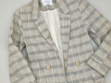 szorty szare damskie: Women's blazer Stradivarius, S (EU 36), condition - Good