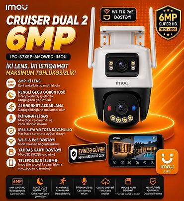 Wifi kamera imou Cruiser Dual 2 (IPC-S7XEP-6MOWED) Ev, ofis, mağaza at lalafo.az Wifi kamera imou Cruiser Dual 2 (IPC-S7XEP-6MOWED) Ev, ofis, mağaza