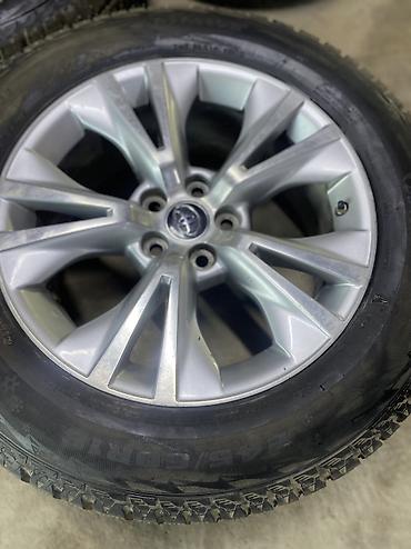 Шиналар жана дисктер: Дөңгөлөктөр монтажда 245 / 60 / R 18, Кыш, Колдонулган, Комплект, Жеңил унаалар, Куйма, тешиктери - 4 — 2