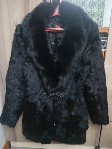 Пуховики и зимние куртки: Пуховик, Короткая модель, С мехом, 6XL (EU 52)