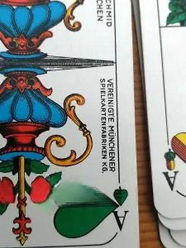 Ostali antikviteti: Vintage F. X. Schmid MUNCHEN špil karata Milde Sorte GERMANY. Made in — 7