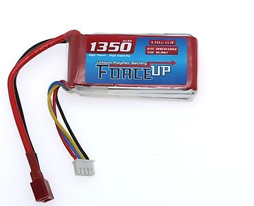 Автозапчасти: 11.1V Li‑Po Batareya 1350mAh (ForceUp) Multikopter, helikopter, RC — 4
