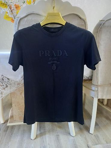 Futbolkalar: Futbolka, Prada, M, rəng - Qara — 1