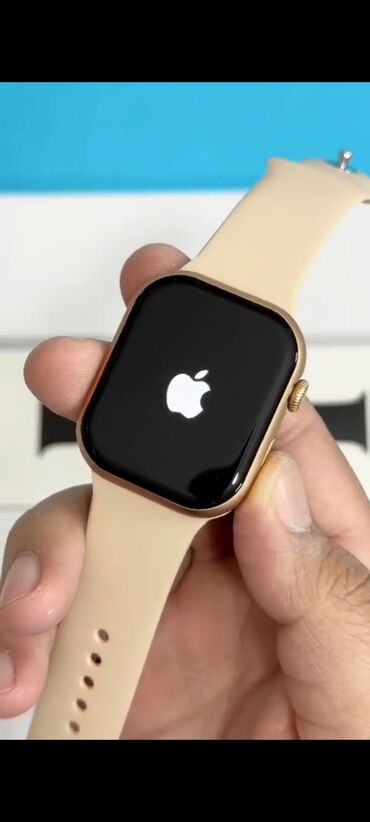 ekran sekli: Смарт часы, Apple, Сенсорный экран, цвет - Золотой