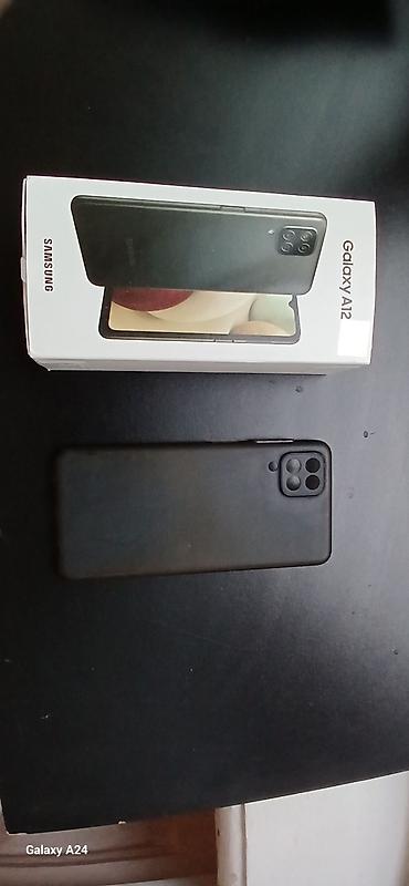 apple iphone 12: Samsung Galaxy A12, 64 GB, rəng - Qara, Zəmanət — 4