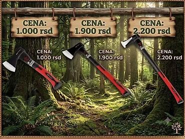 stihl rucna testera: Sekire – više modela - Model 1: kompaktna sekira sa kraćom drškom — 1