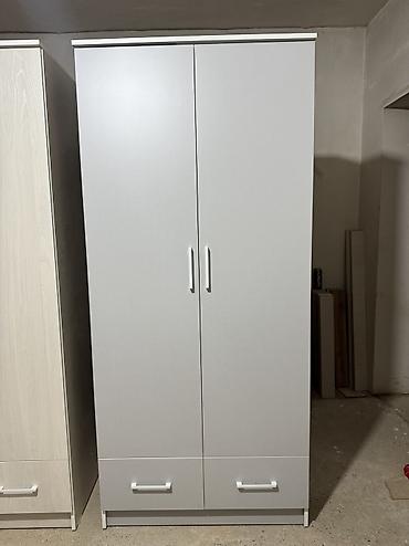 гардеробную вешалку: Шифоньер, шкаф для одежды, Новый, Прямой, ЛДСП — 6