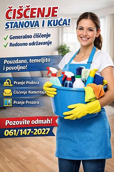 popravka obuce: Usluge čišćenja stanova i kuća - Generalno čišćenje - Redovno — 1