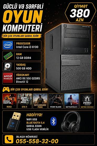 server satışı: 🖥️ Satılır – Aşağı büdcəli Sistem Blok 🔹 Prosessor: Intel Core i3 — 1