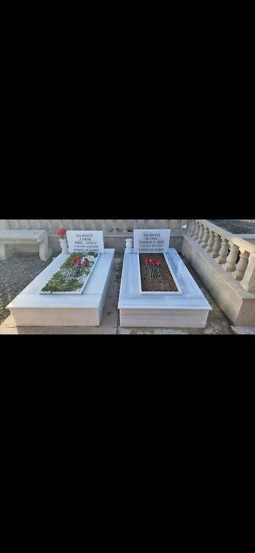 Başqa xidmətlər: Qara və ağ mərmər/granitdən qəbirüstü abidələrin hazırlanması xidməti — 11