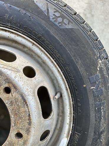 Колеса в сборе: Колеса в сборе 195 / 75 / R 16, Зима, Б/у, Комплект, Грузовики/Автобусы, Железные, отверстий - 6 — 3