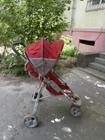 каляска детский бу: Коляска, цвет - Розовый, Б/у
