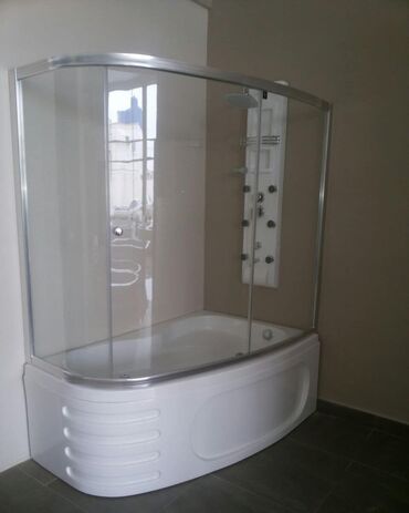 Душевые насадки, лейки: Новый Кабинка с открытым верхом, Прямоугольная, Платная доставка