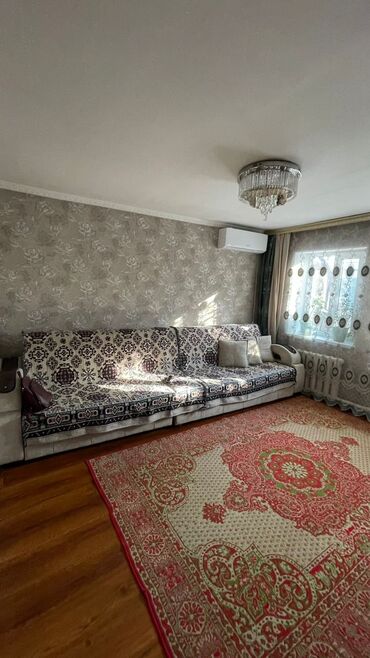 дом в районе аламединского рынка: 60 м², 4 комнаты, Свежий ремонт С мебелью