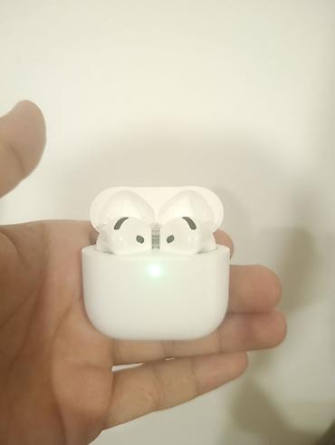 airpods qulaqcıq: Yeni Simsiz (Bluetooth) Qulaqcıqlar, Apple, rəng - Ağ — 2