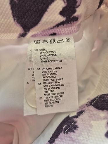 midi: H&M suknja sa uzorkom akvarelnih cvetova u ljubičastim i lila — 3