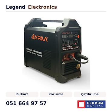 alet: Elan başlığı: Qaynaq aparatı Урал MIG/TIG/MMA900 Elan mətni: Урал — 1
