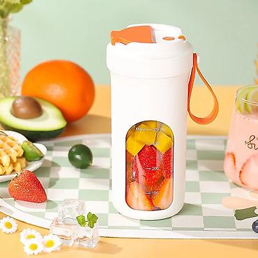 Blenderlər: Portativ şirəçəkən/blender şüşəsi - Tutum: 340–370 ml (korpusda ölçü — 4