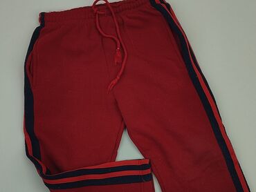 legginsy skórzane bordowe: Spodnie dresowe, 3-4 lat, 104, stan - Zadowalający