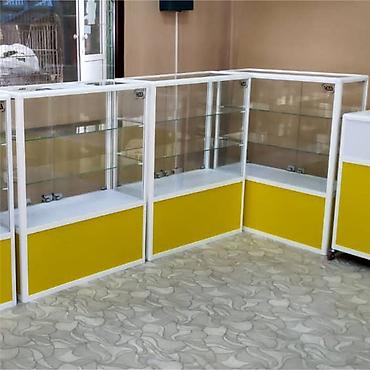 Стеллажи: Прилавок витрина, витрина стеклянная, торговые витрины металлические — 10