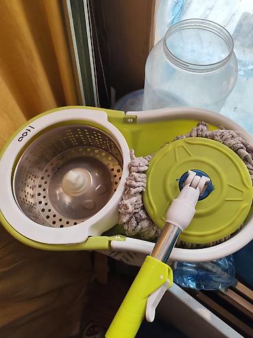 Чарбалык товарлар: Ведро-швабра с центрифугой (spin mop) для мытья полов. Комплектация и — 2