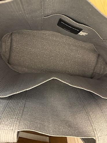 alexander wang: Boz rəngli Alexander Wang tote çantası - Material: sıx toxumalı — 4