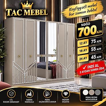 suvenir pul: Yeni, 6 qapı, Güzgülü, Bej, Açılan, Düz dolab — 2