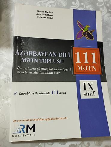 Книги и журналы: Məhsul: “Azərbaycan Dili – Mət n Toplusu (111 mətn), IX sinif” — 1
