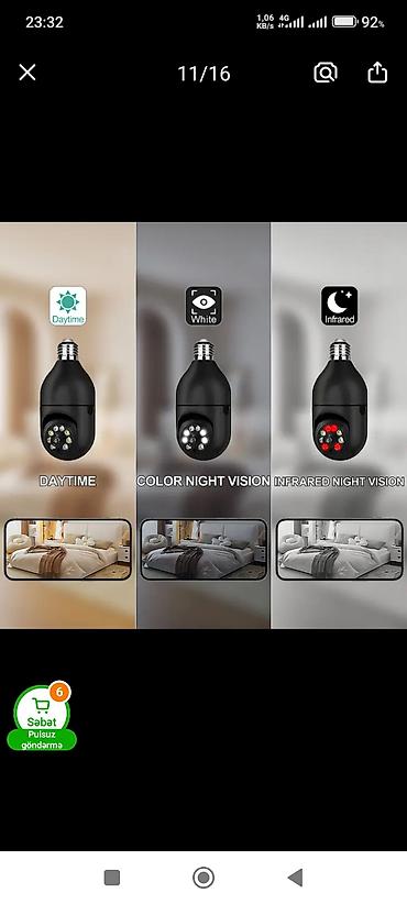 connect elaqe: Ağıllı təhlükəsizlik həlləri paketi 1) Smart Doorbell Camera – 35 AZN — 7