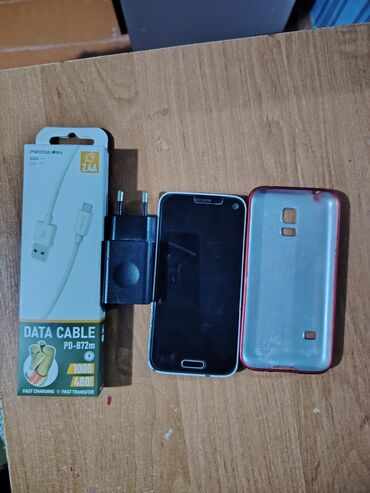 2 el samsung telefonlar: Samsung Galaxy S5 Mini, 16 GB, rəng - Qara, İki sim kartlı, Sensor