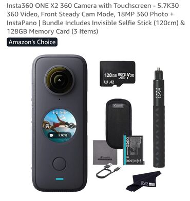 gopro hero 4 session цена: Комплект включает камеру Insta360 ONE X2, карту памяти объемом 128 ГБ
