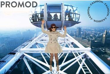 Plaşlar: Qadın plaşı. Ölçü 36-38. Brend : PROMOD (fransa) . Плащ. бренд - — 11