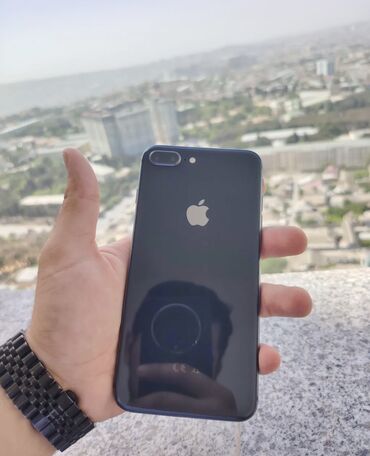 Avtoelektronika: IPhone 8 Plus, 64 GB, Jet Black, Barmaq izi